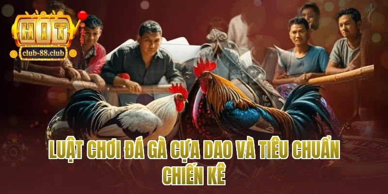 Luật chơi đá gà cựa dao và tiêu chuẩn chiến kê