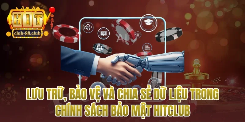 Lưu trữ, bảo vệ và chia sẻ dữ liệu trong chính sách bảo mật Hitclub